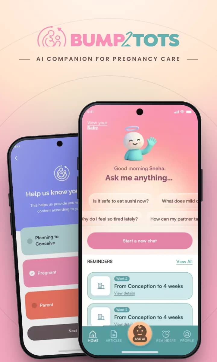 Bump2Tots — AI pregnancy companion app