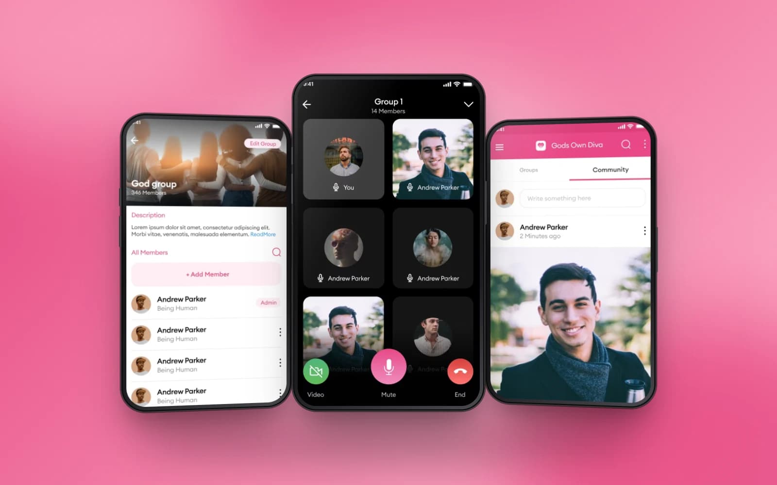 Private Chat and Audio Rooms App