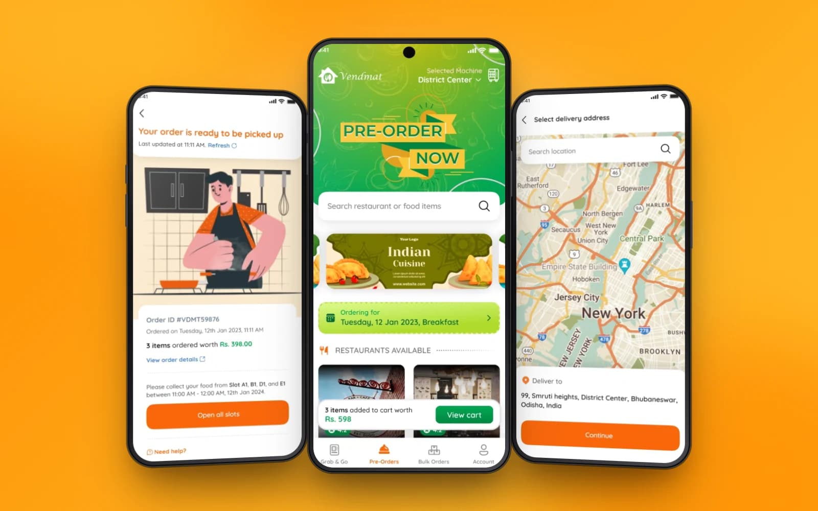 Vending Machine Based Food Ordering Platform
